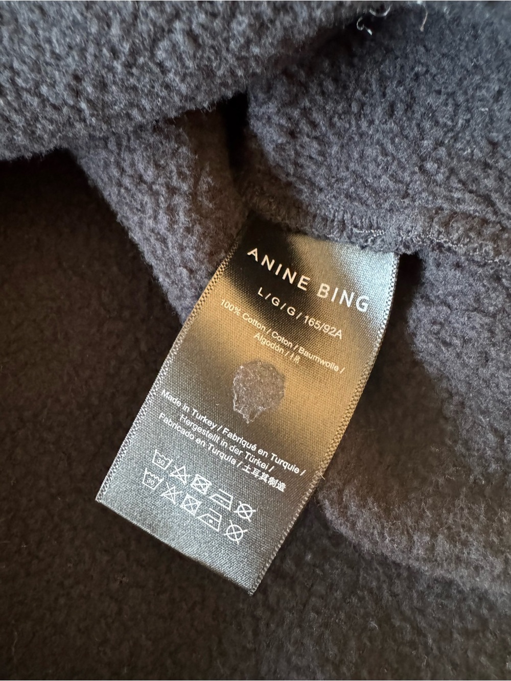 Anine Bing Miles Oversized Sweatshirt - Picture 8 of 9